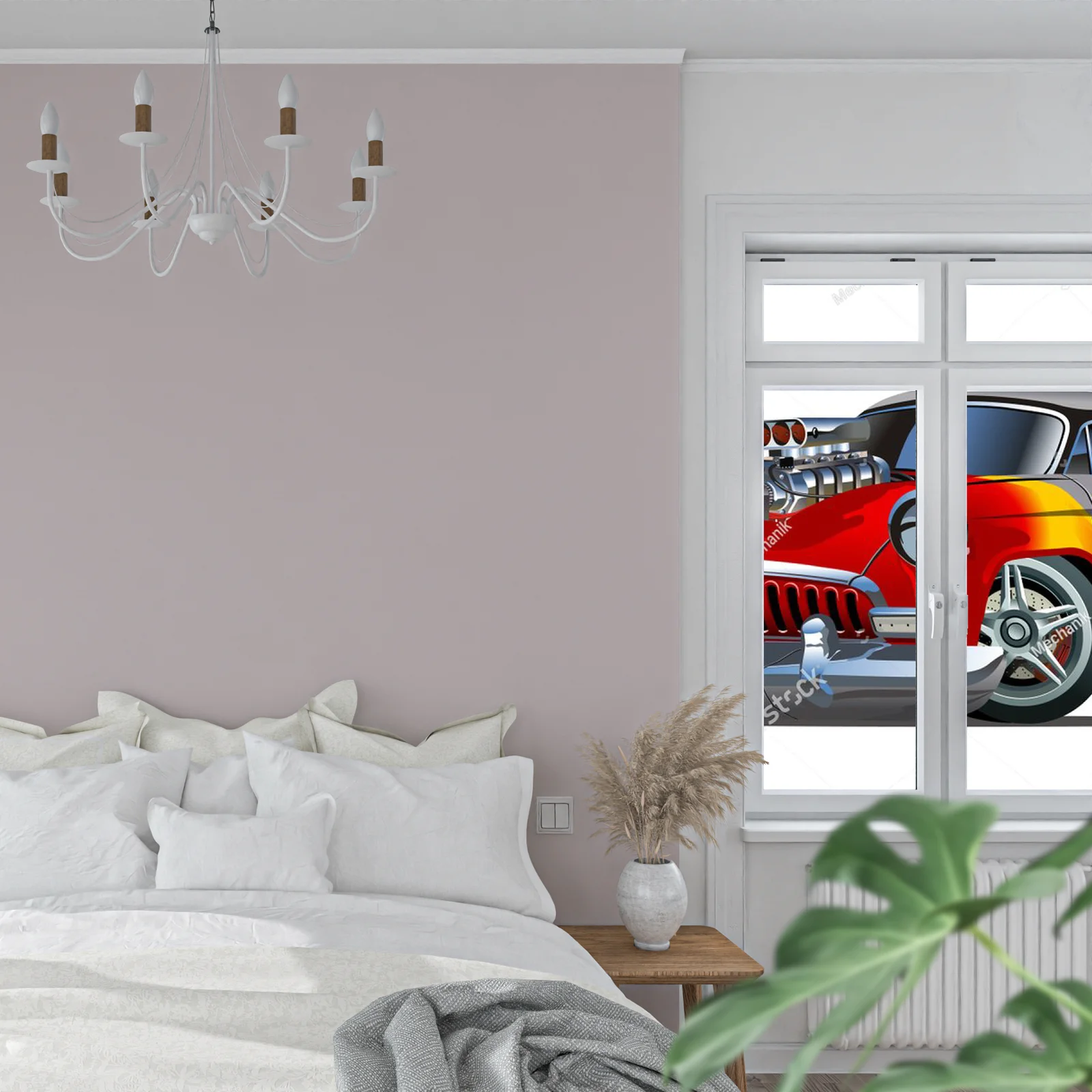 Retro hot rod w pikantnych kolorach
