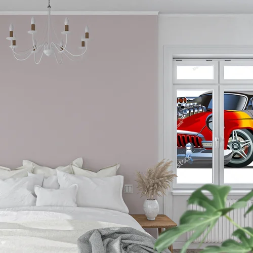 Retro hot rod w pikantnych kolorach