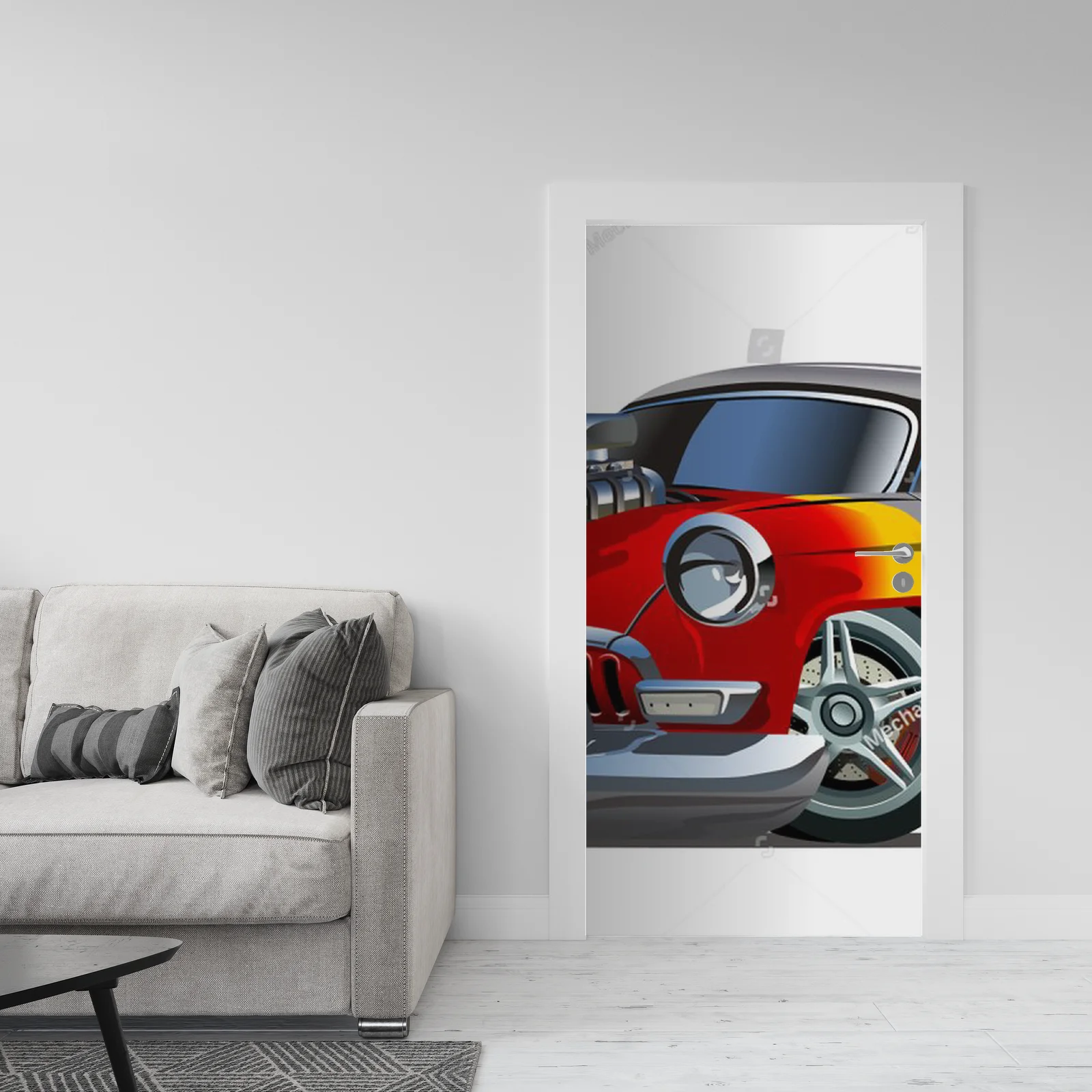 Retro hot rod w pikantnych kolorach