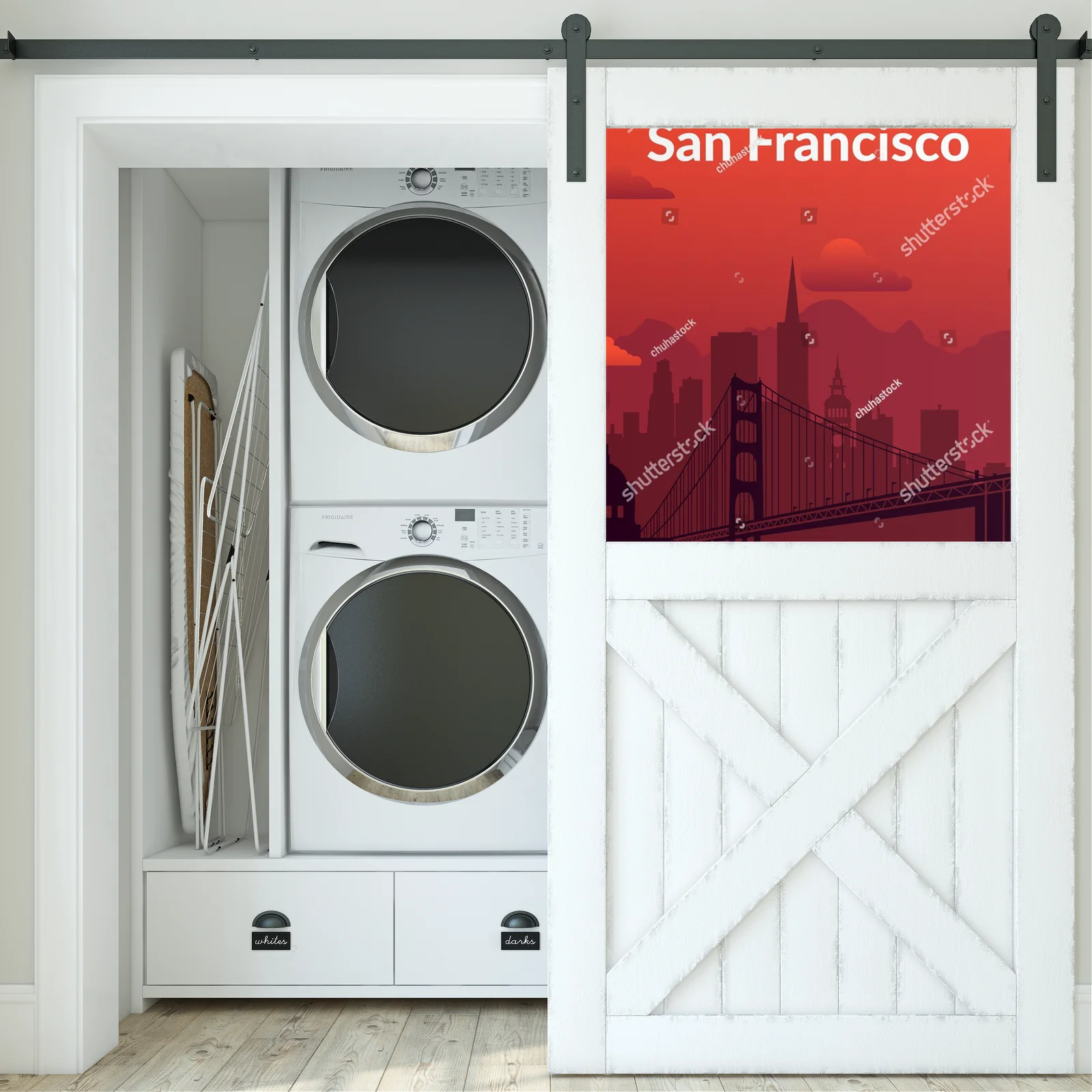 Magiczne ujęcie zachodu słońca nad San Francisco