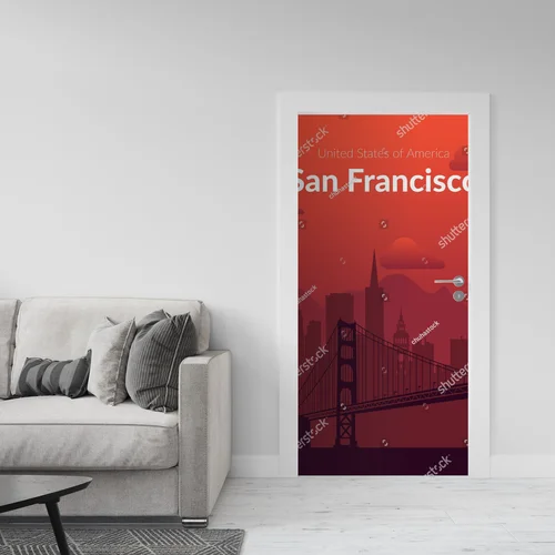 Magiczne ujęcie zachodu słońca nad San Francisco