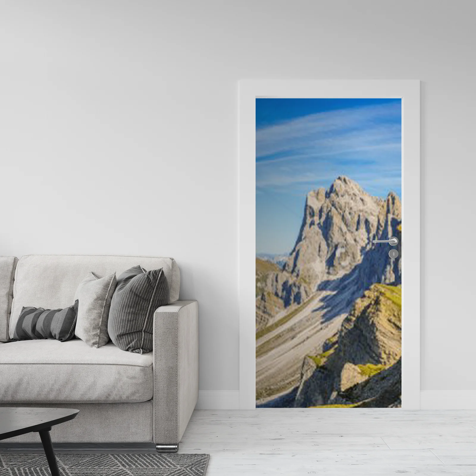Majestatyczny szczyt Seceda w Dolomitach