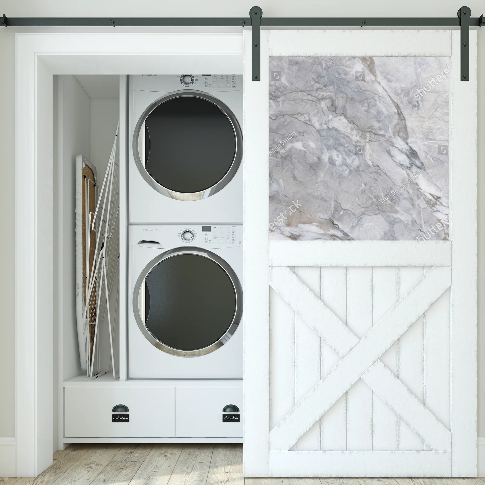 Elegancka kompozycja z naturalnym marmurem