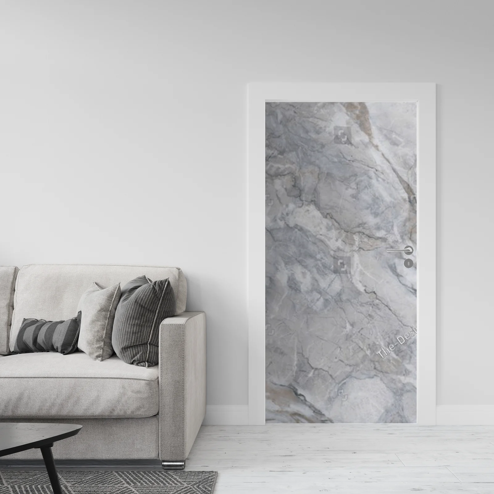 Elegancka kompozycja z naturalnym marmurem
