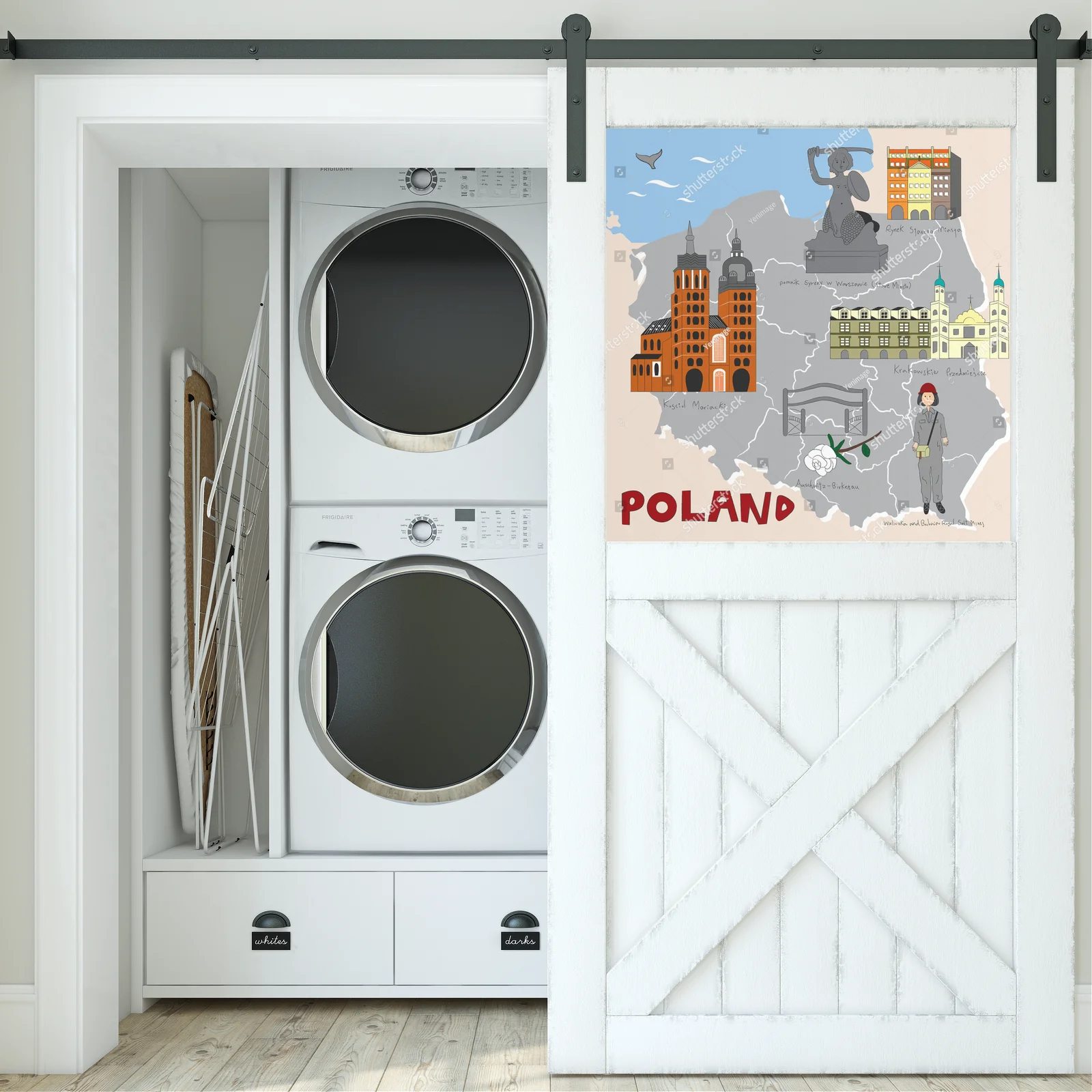 Symboliczne Architektury Polski w Odważnych Odcieniach