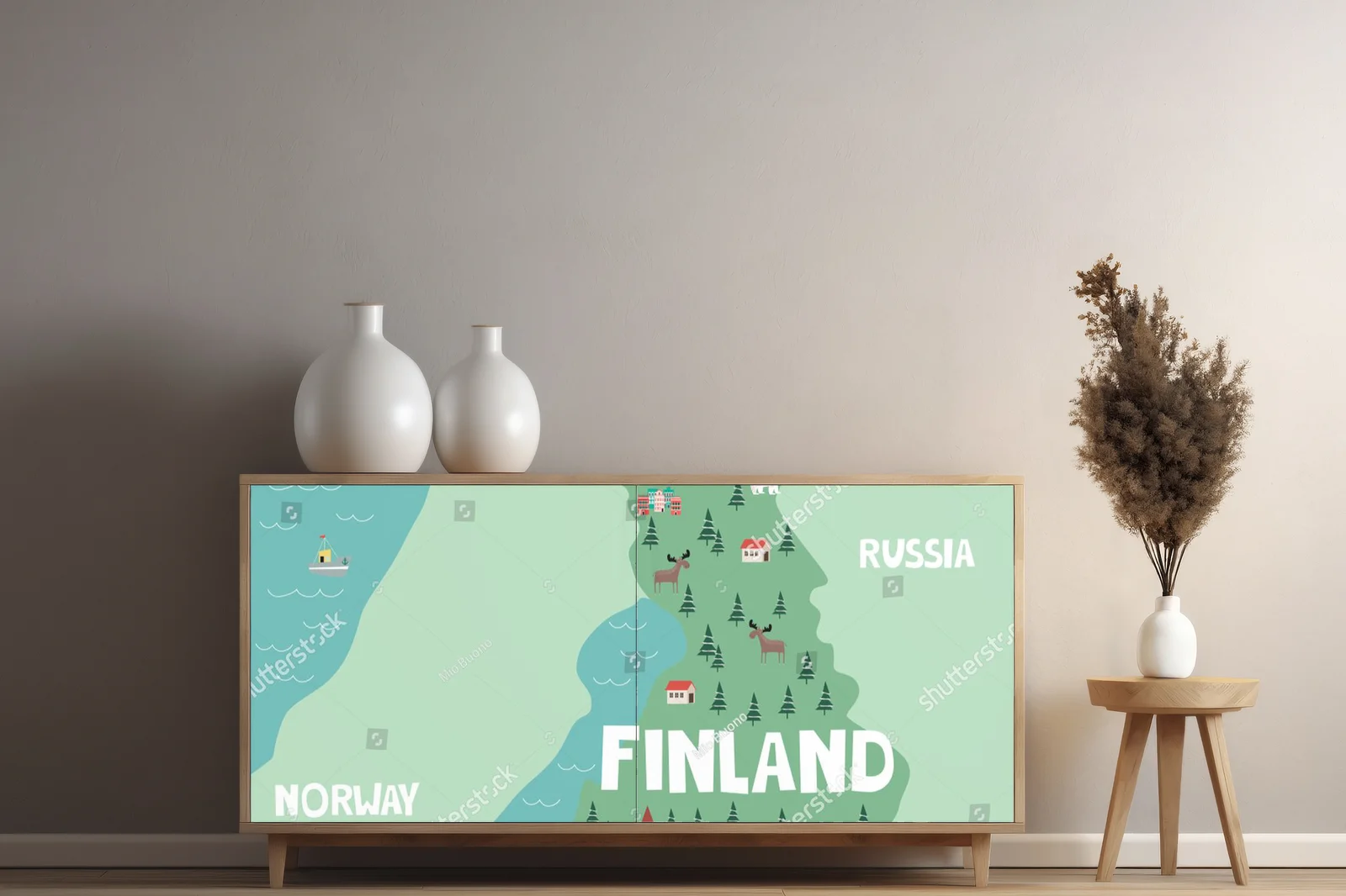 Odkryj magiczny pejzaż Finlandii w pastelowych odcieniach