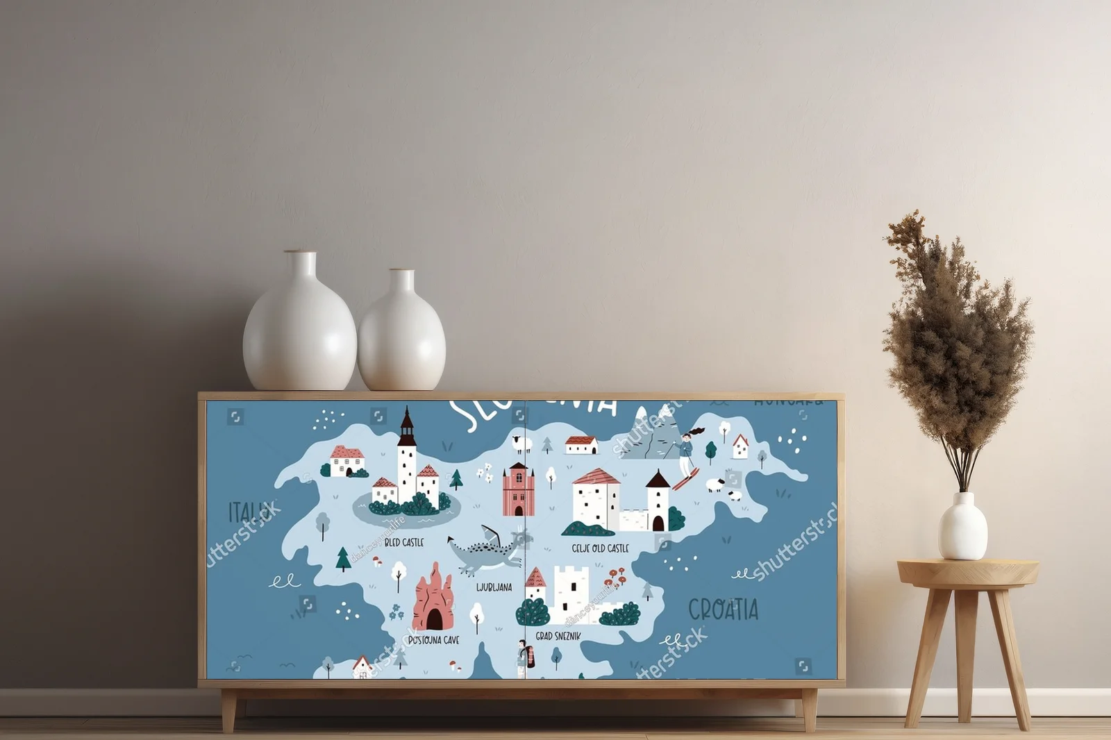 Odkrywanie Słowenii: Ilustrowana mapa atrakcji