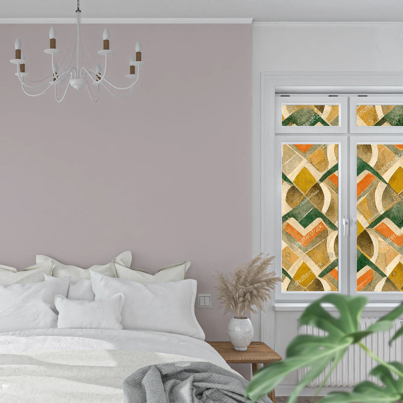 Elegancka kompozycja art deco w odcieniach ziemi