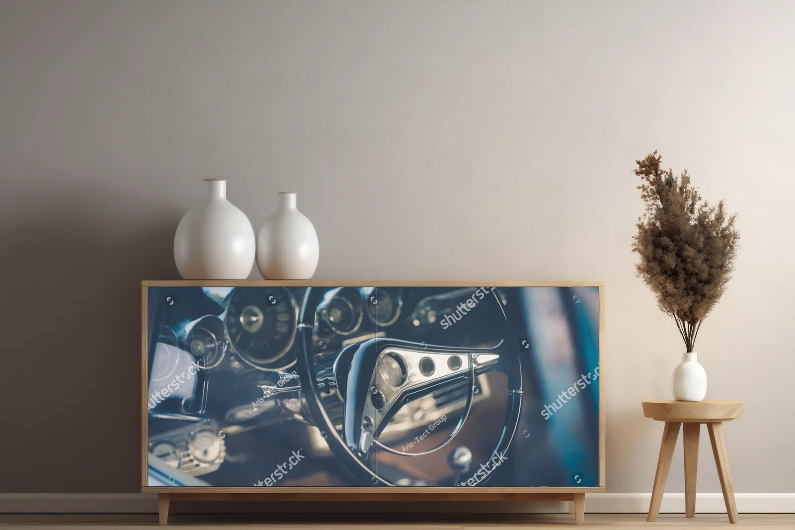 Klasyczne kierownice w retro stylu oddające autentyczność