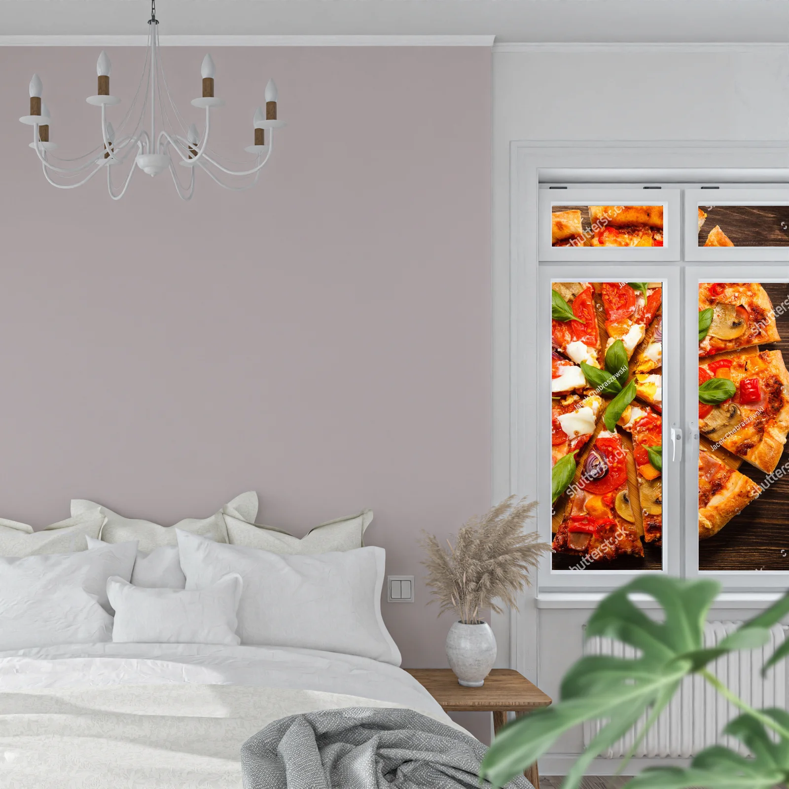 Wyjątkowa pizza z jajkiem i pieczarkami