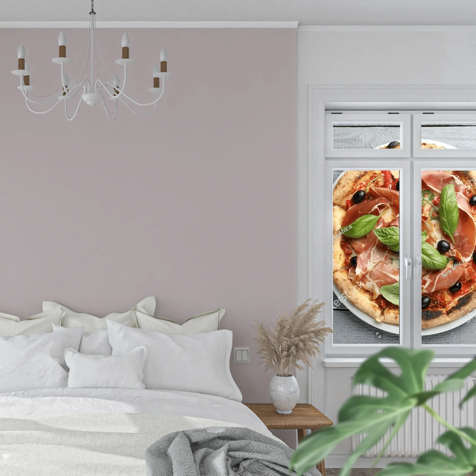 Gourmetowa pizza w apetycznych odcieniach