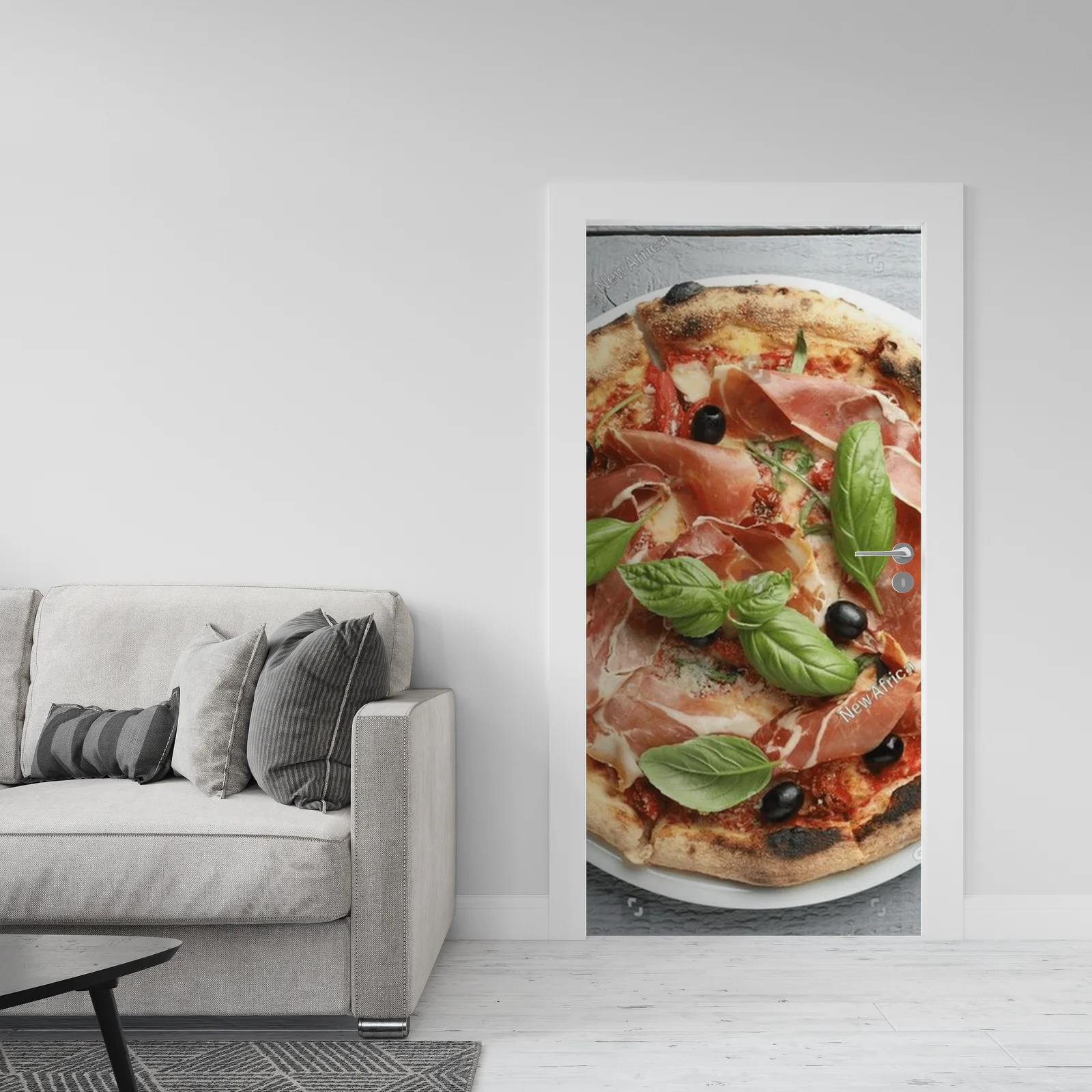 Gourmetowa pizza w apetycznych odcieniach