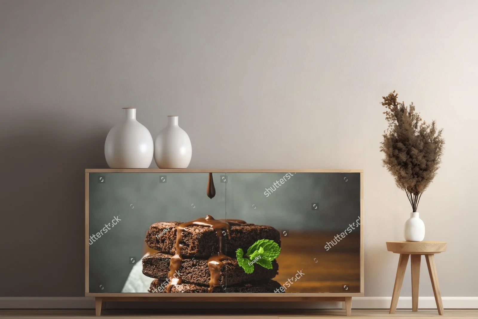 Dekadenckie brownie w rustykalnym wydaniu