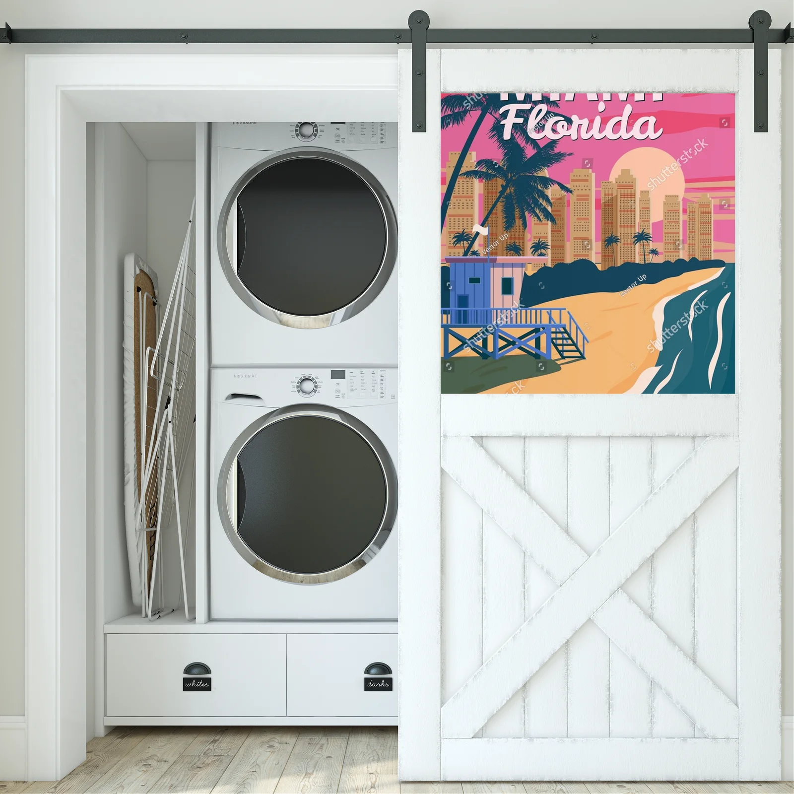 Retro raj w pastelowych odcieniach Miami