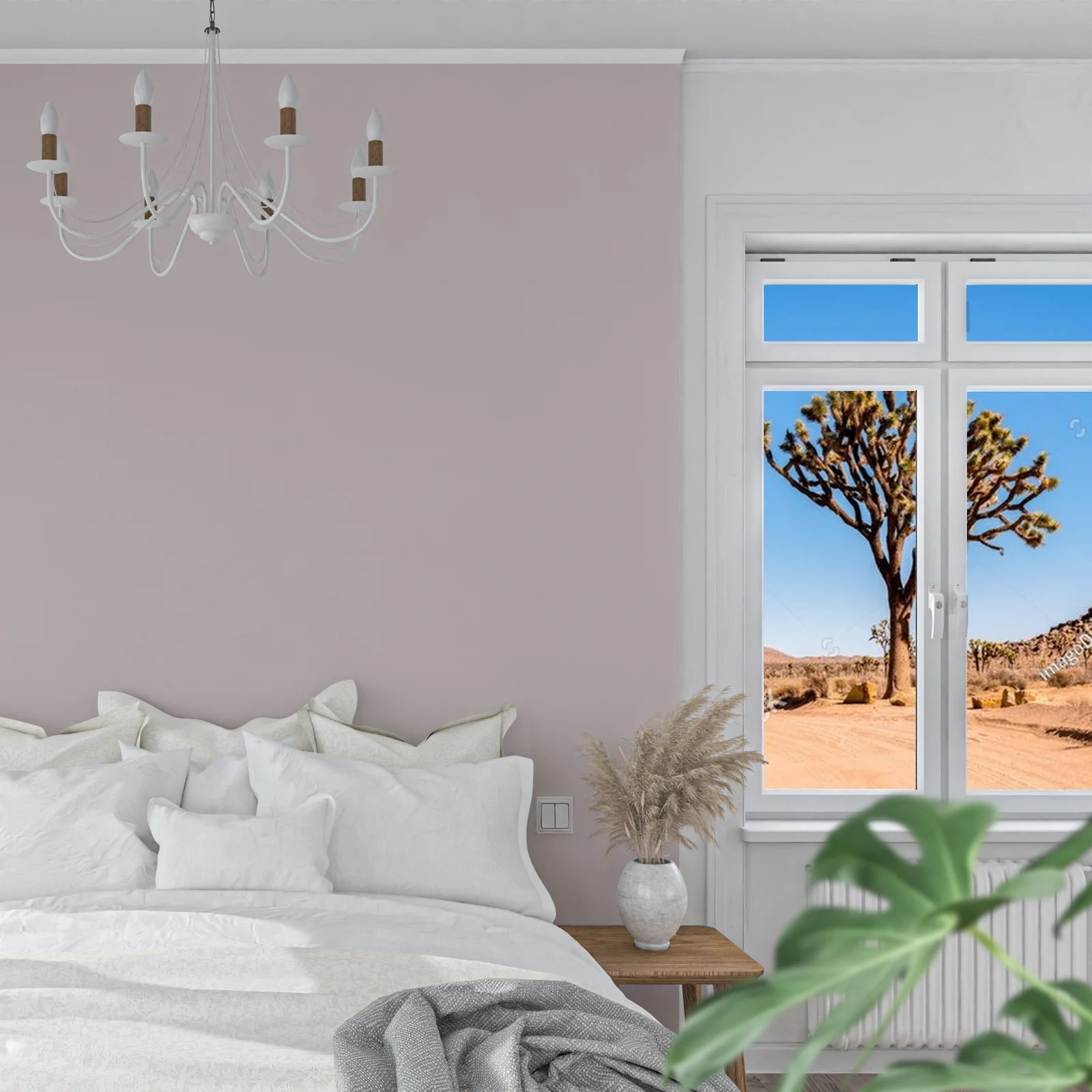 Sceniczne krajobrazy pustyni w Joshua Tree