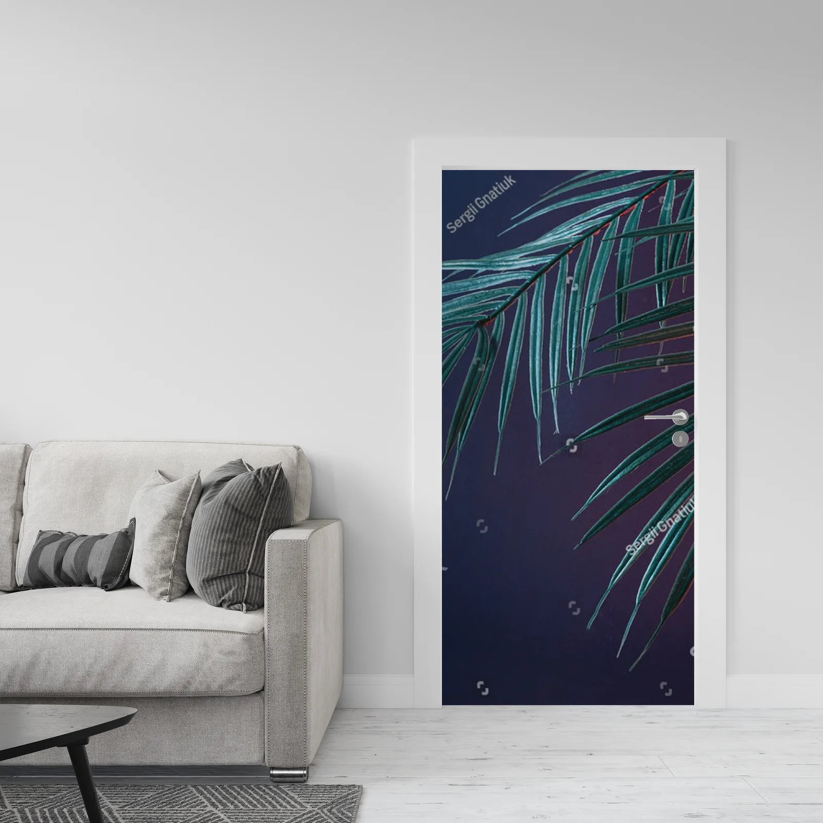 Neonowe palmy w vintage'owej atmosferze