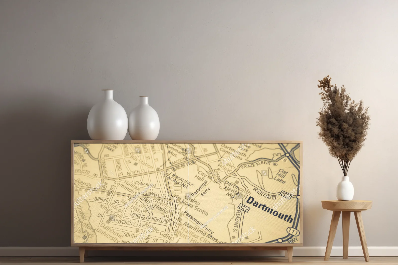 Halifax - Mapa odkryć w słonecznych odcieniach