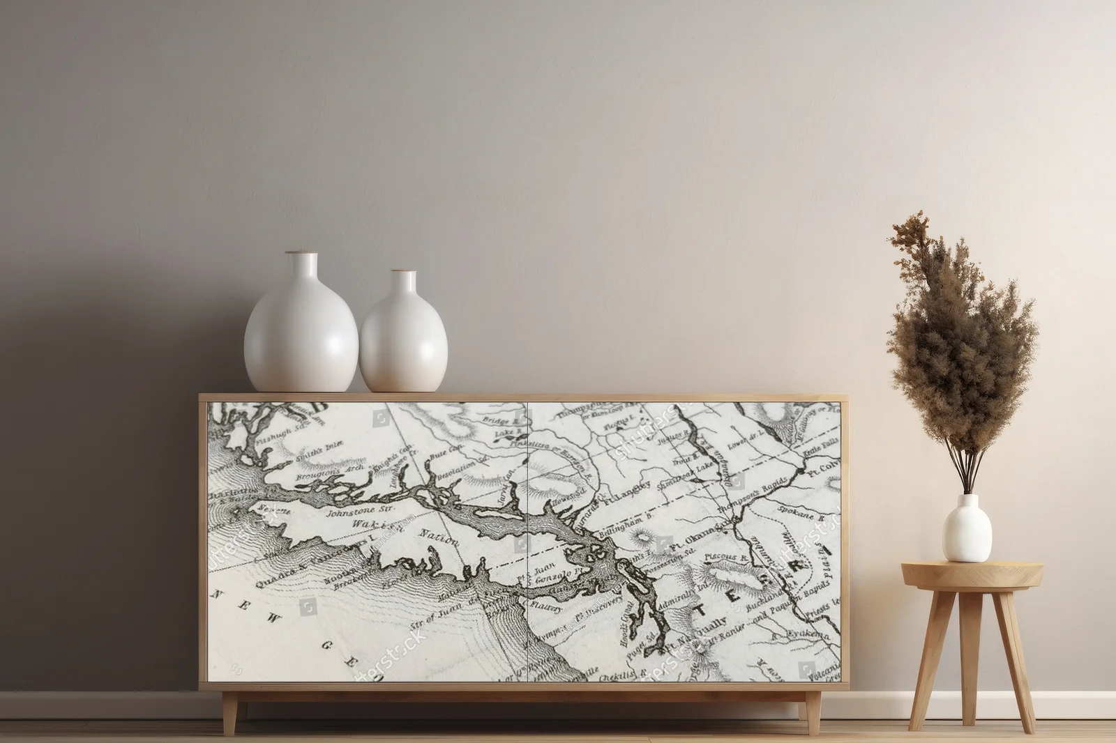 Nostalgiczne odkrycia na historycznej mapie Vancouver Island
