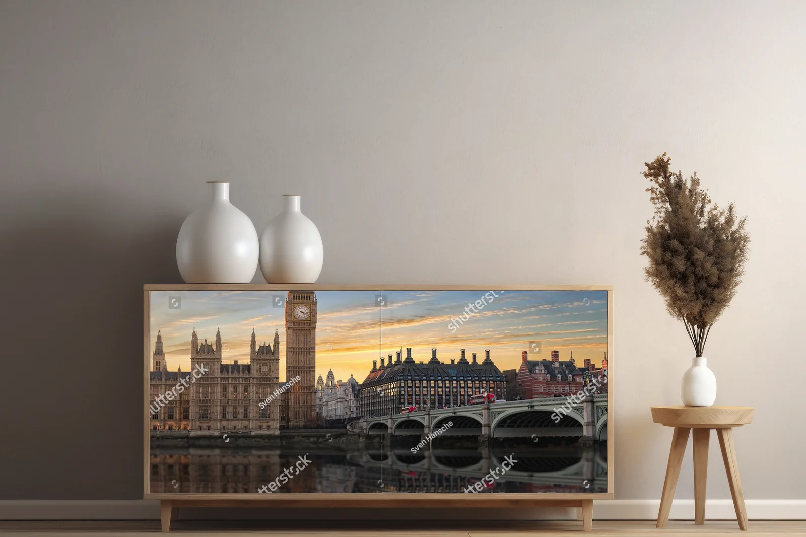 Zachwycające Westminster w blasku zachodu słońca