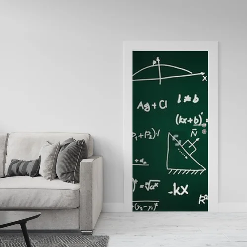 Geometryczne inspiracje na ciemnozielonym tle