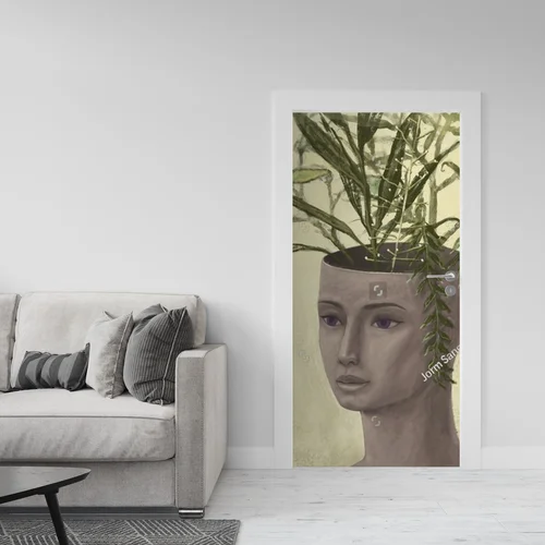 Surrealistyczna harmonia kobiety i natury