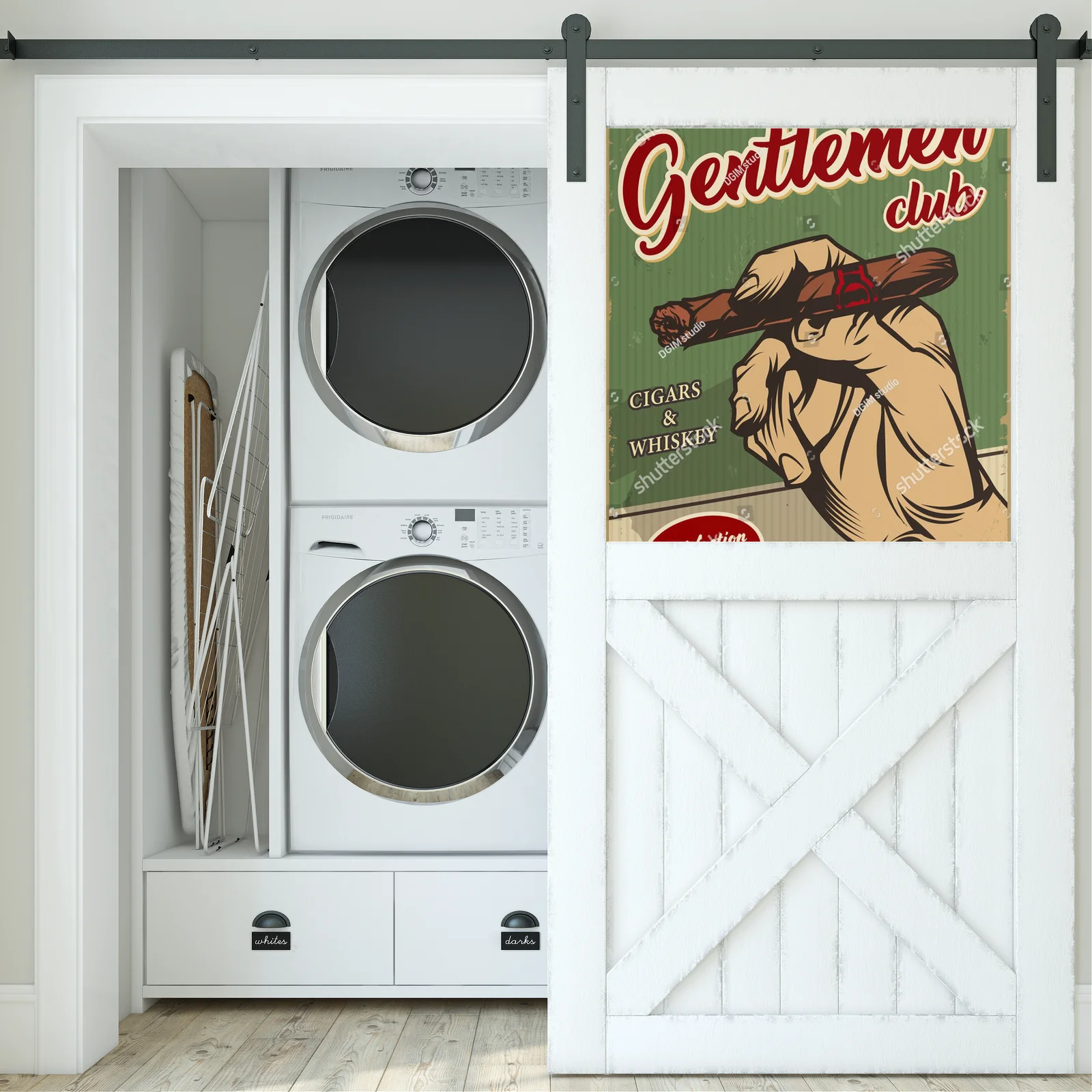 Nostalgiczny plakat w vintage stylu dla mężczyzn