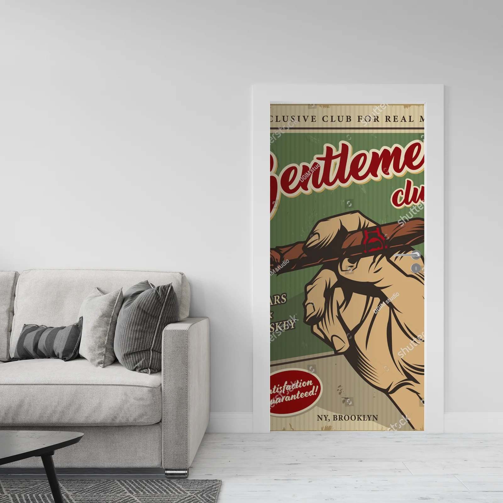 Nostalgiczny plakat w vintage stylu dla mężczyzn