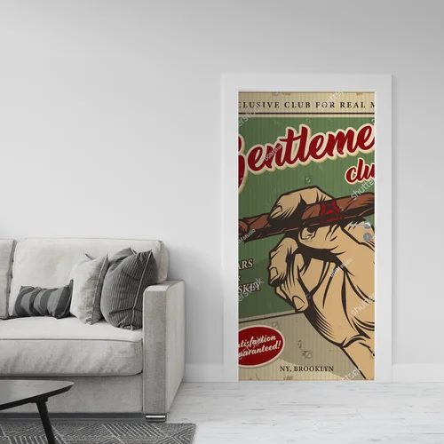 Nostalgiczny plakat w vintage stylu dla mężczyzn