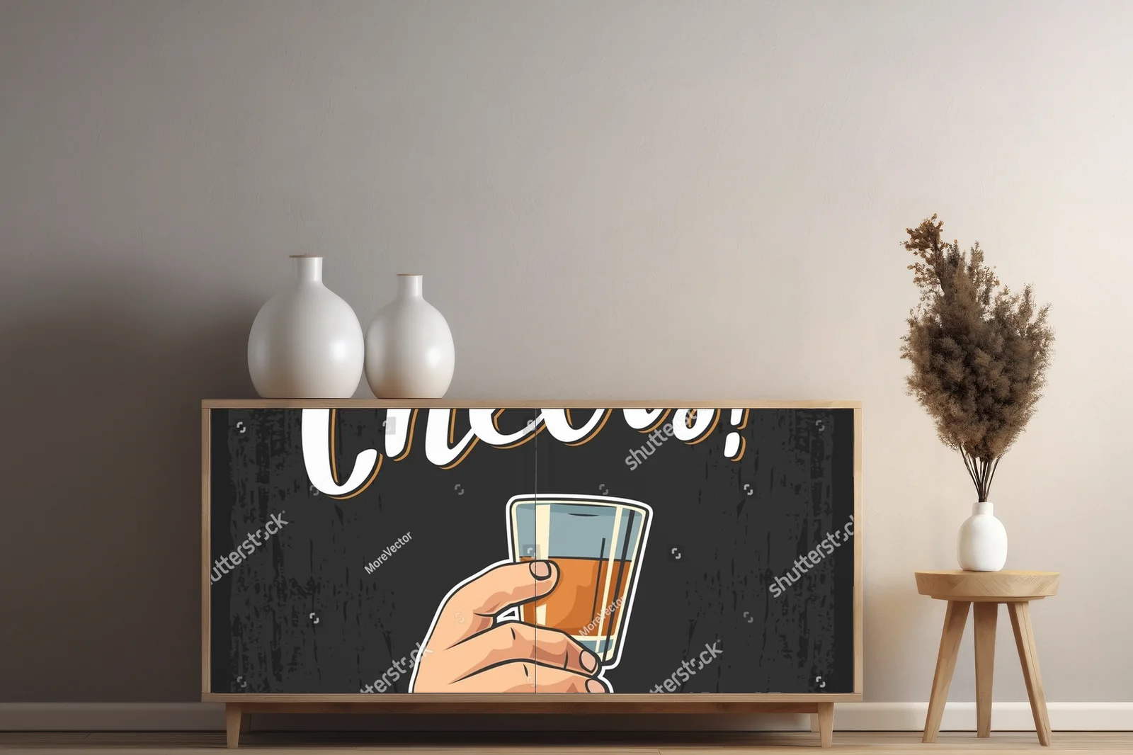 Radosne toastowanie w stylu retro