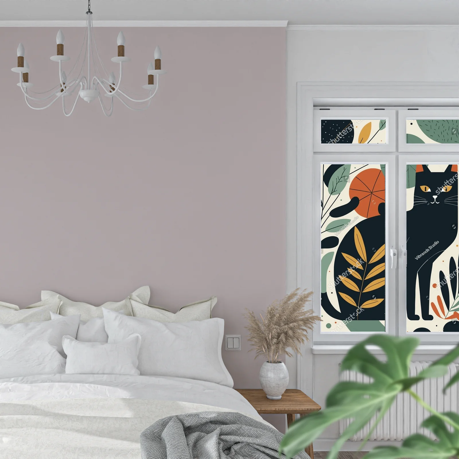 Koty w stylu Matisse'a – abstrakcyjna kompozycja