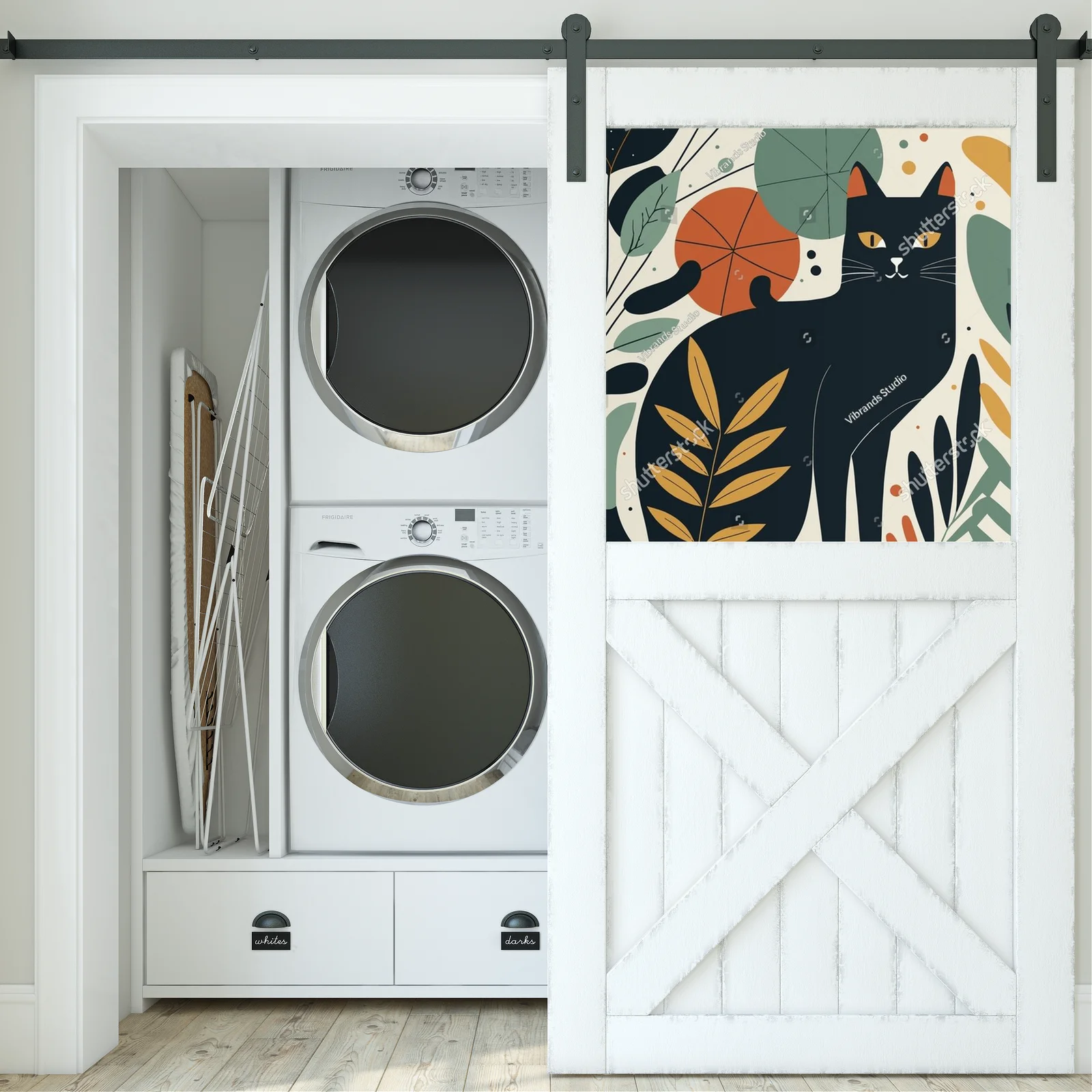 Koty w stylu Matisse'a – abstrakcyjna kompozycja