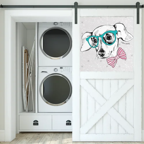 Stylowy portret Chihuahuy w okularach