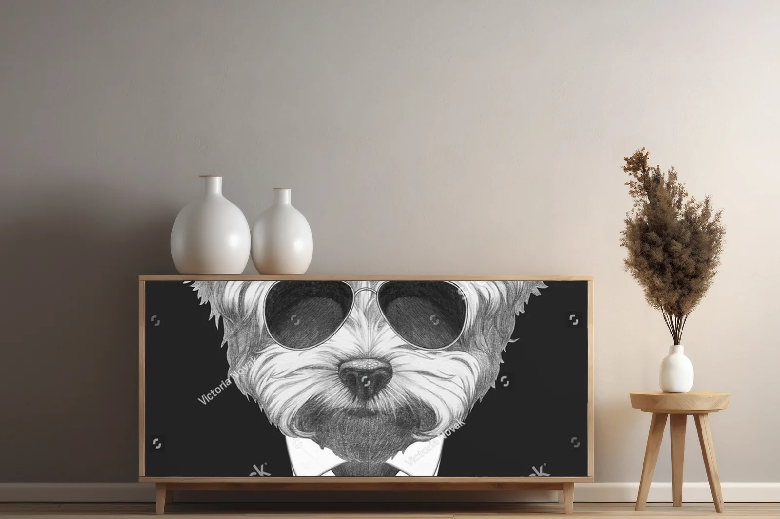 Elegancja Maltese w stylu retro