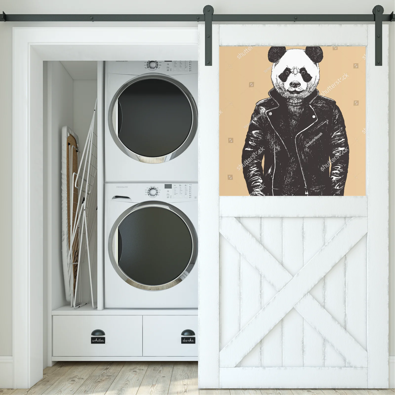 Wyraziste odbicia rockowego stylu w artystycznej formie