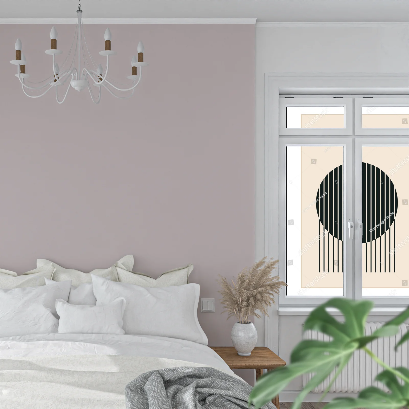 Harmonia geometrycznego designu w stonowanych tonach
