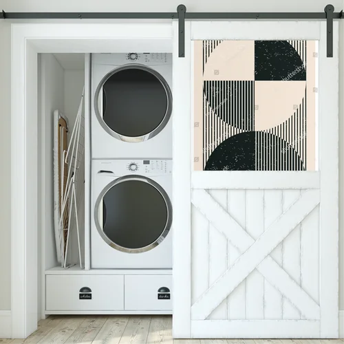 Geometryczne kształty w modernistycznym stylu