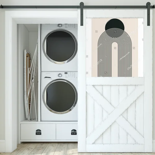 Geometryczne kształty w pastelowym stylu hipsterskim