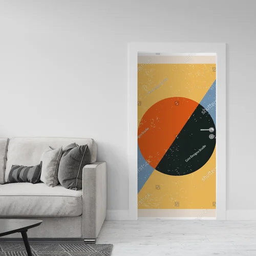 Geometryczne inspiracje w miodowych tonacjach