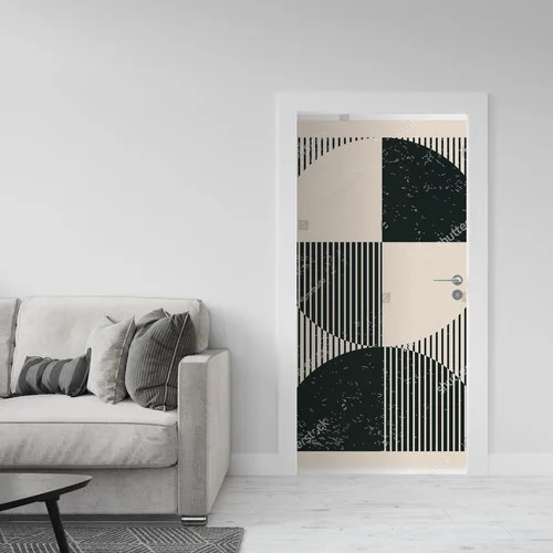 Geometryczne kształty w modernistycznym stylu